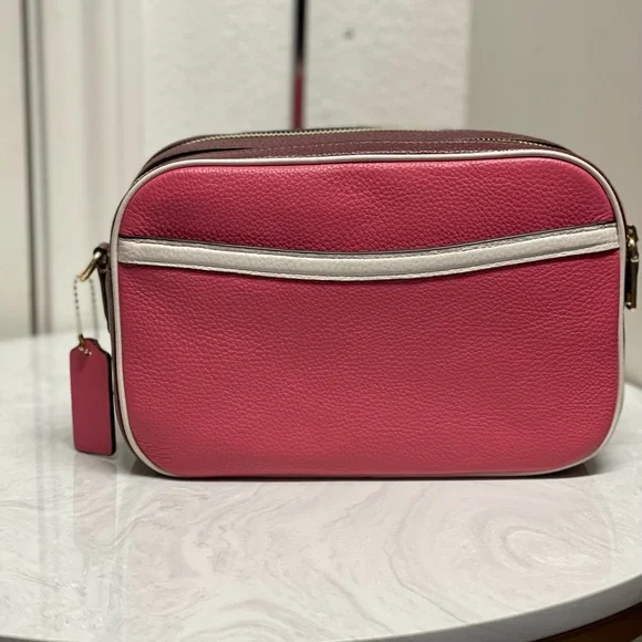 Coach Jes Crossbody in Pink Color block with Matching Wallet - Picture 4 of 14